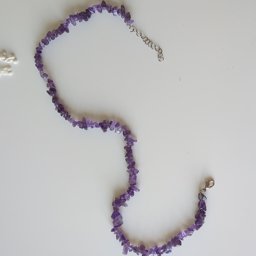 Amethyst Beaded Necklace - Picture 4 of 4